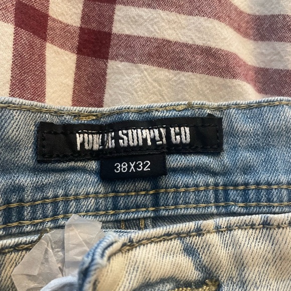 Paper Supply CO. Men’s Blue Jeans 38x32 NWT - Picture 4 of 8